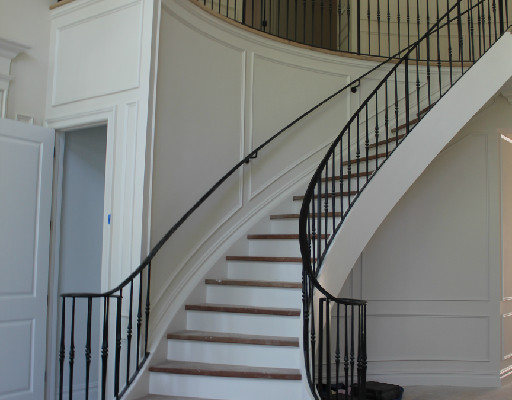 classic ornamental black railings