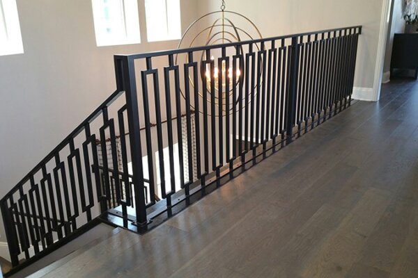 modern custom railings