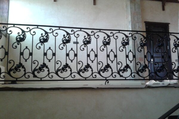 ornamental black railing