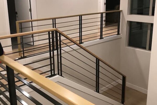 Interior modern custom railings