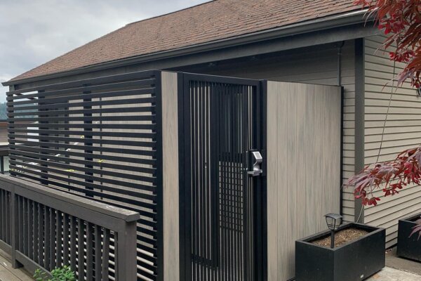Custom metal & composite fence and gate